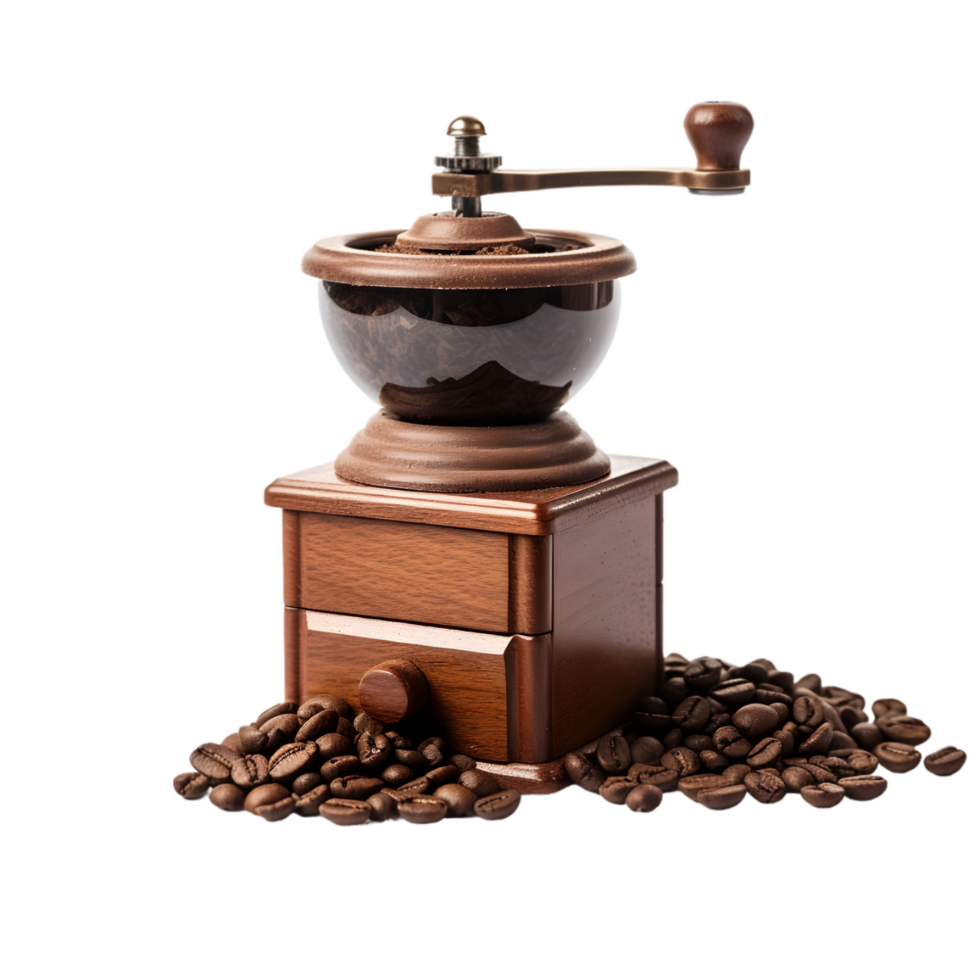 AI generated Coffee Grinder on transparent background PNG image
