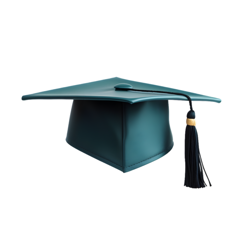 AI generated Graduation Cap on transparent background PNG image