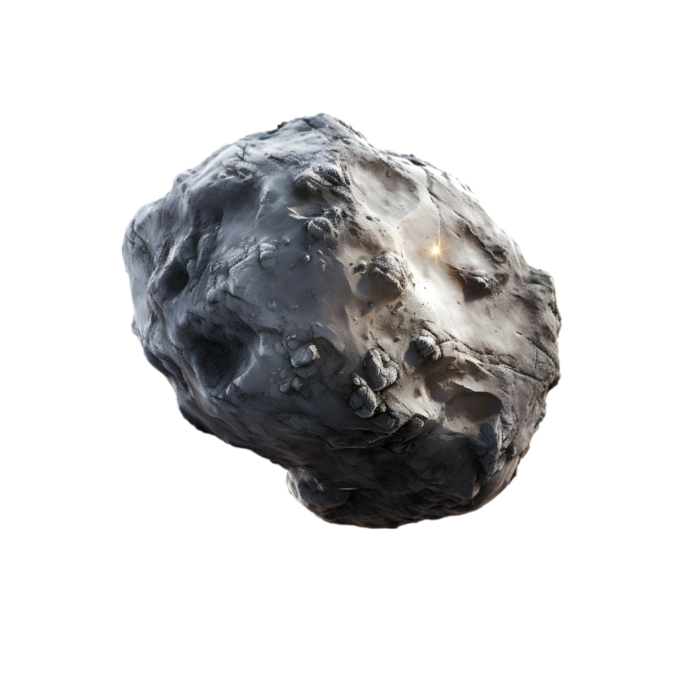 AI generated Asteroid on transparent background PNG image