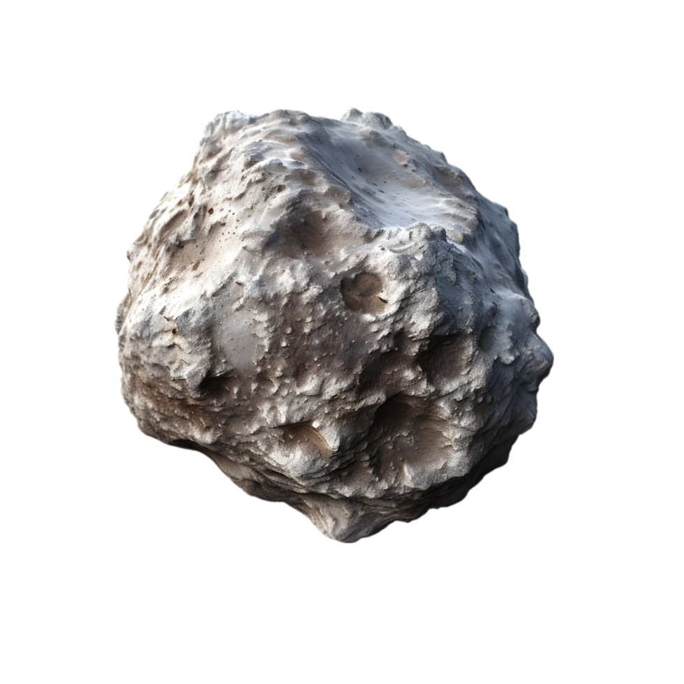 ai gegenereerd asteroïde Aan transparant achtergrond PNG beeld