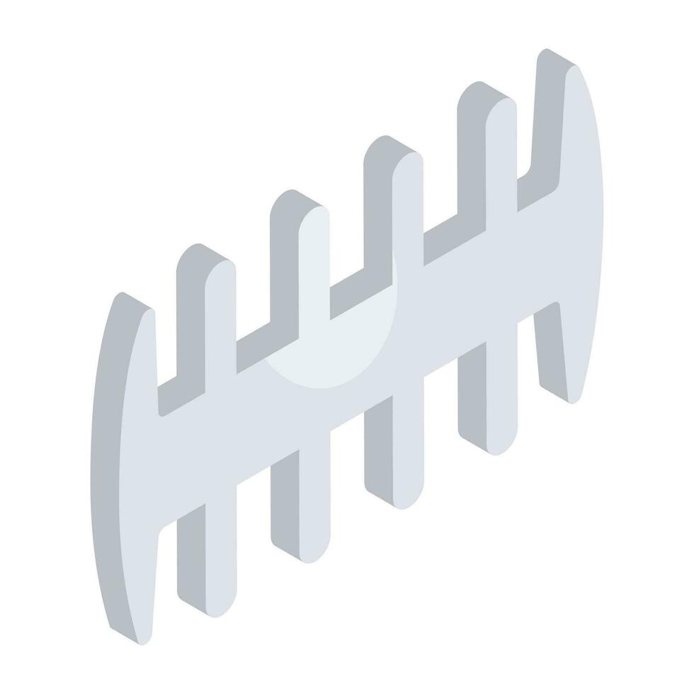 Premium download icon of comb vector