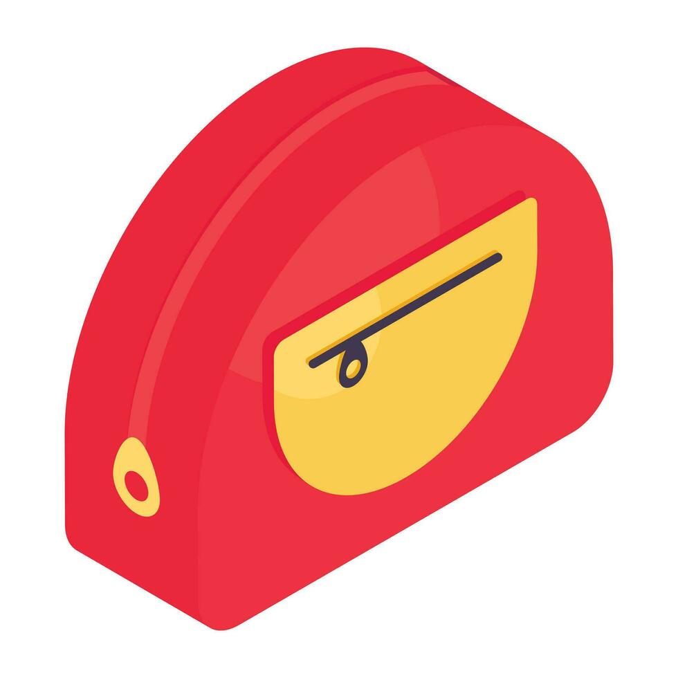 A unique design icon of handbag, female accessory vector
