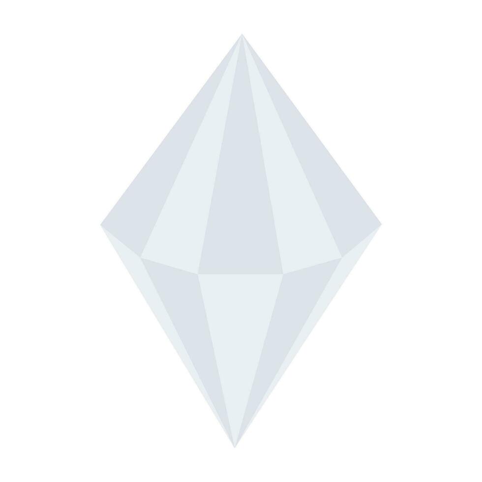 Trendy design icon of diamond vector