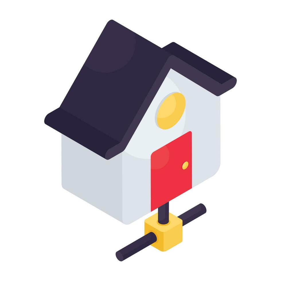 Premium download icon of smart home vector