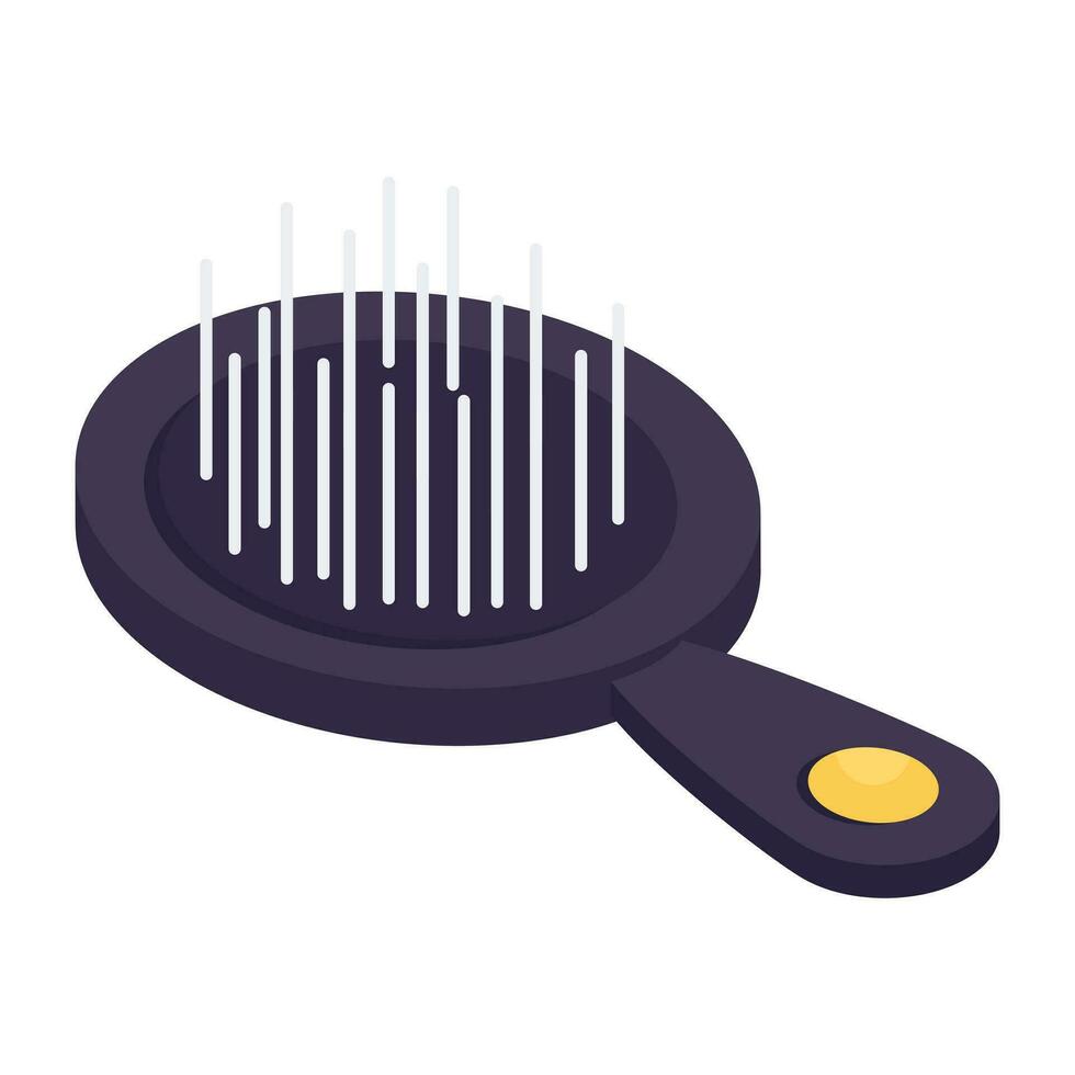 Premium download icon of hairbrush vector