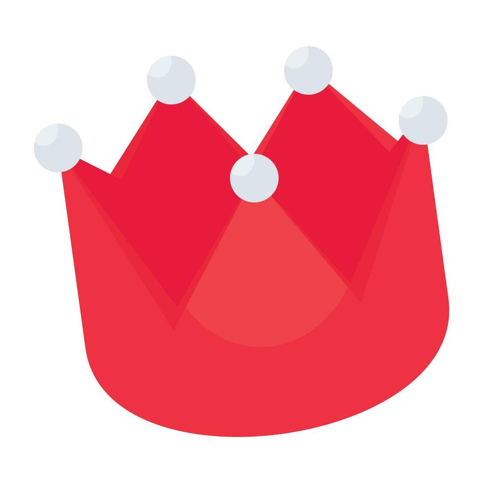 A isometric design, icon of crown vector