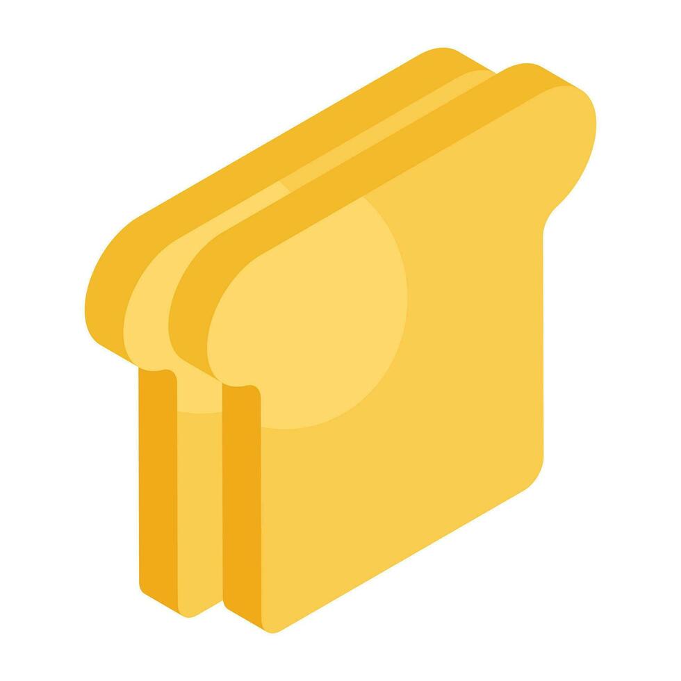 Modern design icon of toast available for download vector