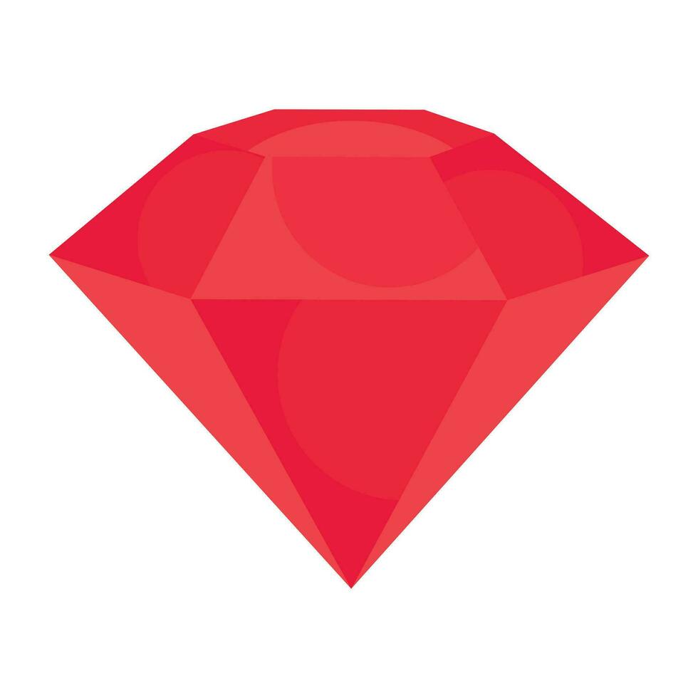 Trendy design icon of diamond vector