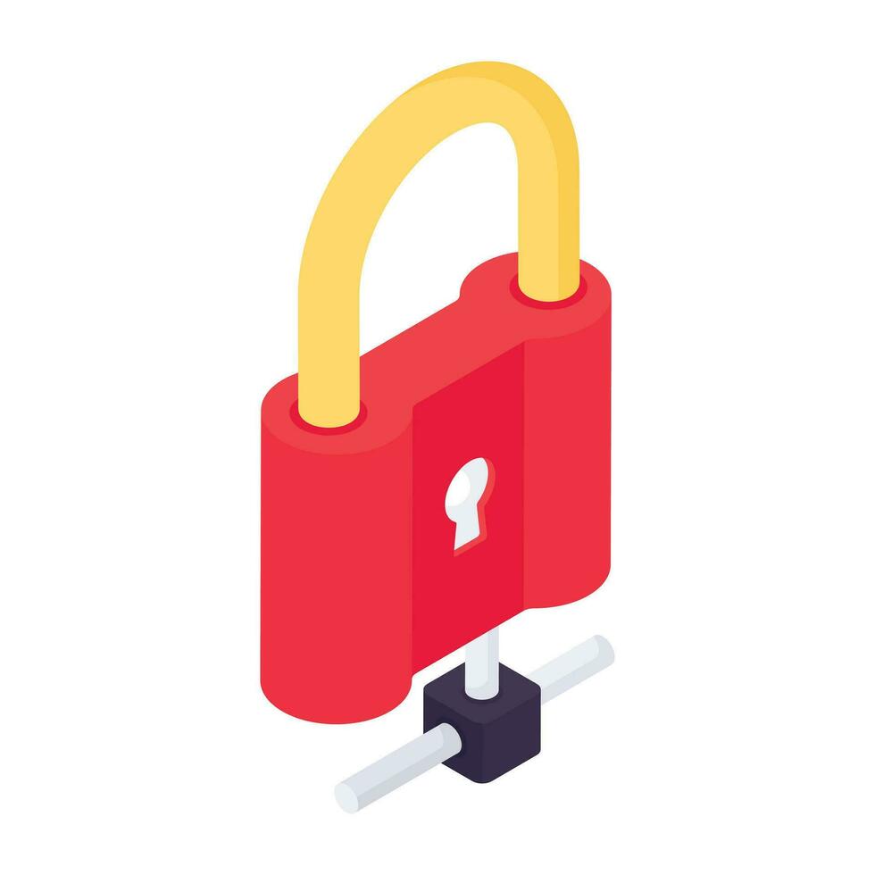 A premium download icon of padlock vector