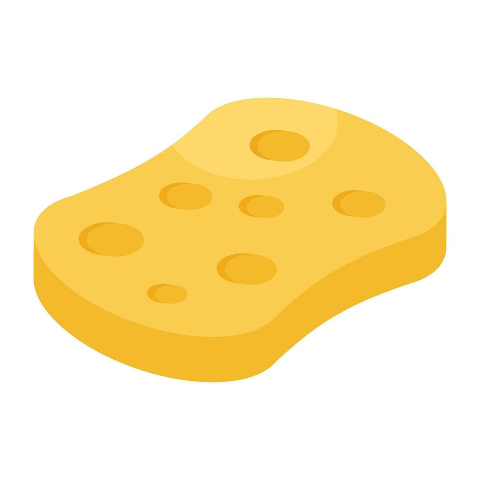 Perfect design icon of kitchen sponge vector