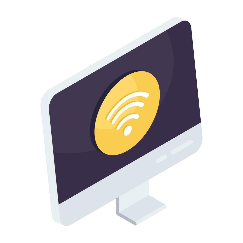 Modern design icon of smart screen vector