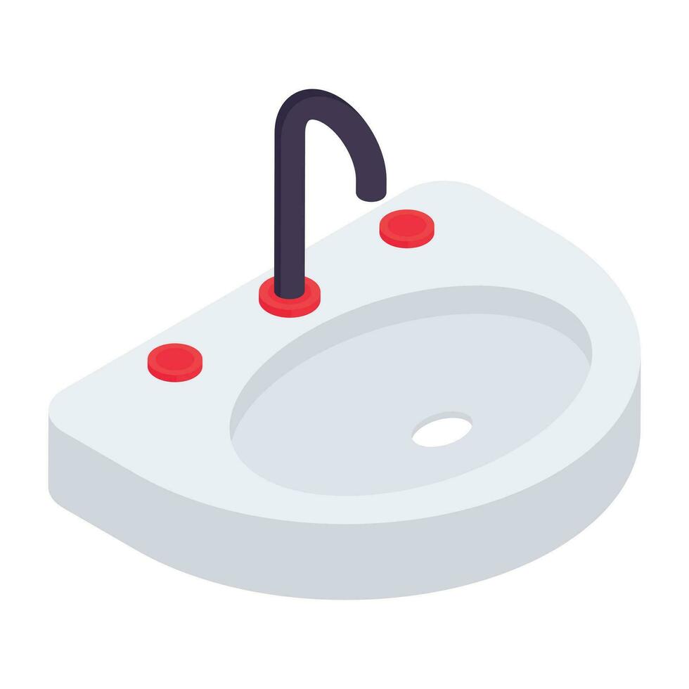 Modern design icon of sink vector