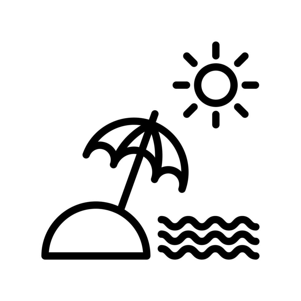 paraguas icono vector o logo ilustración estilo