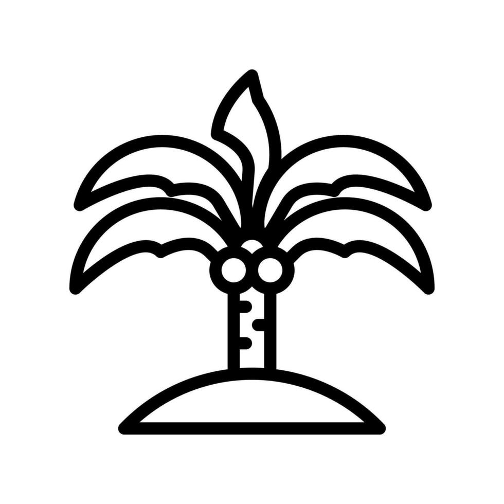 Palm icon vector or logo illustration style