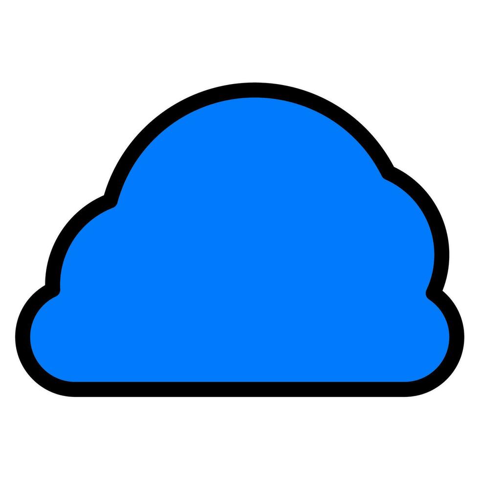Cloud icon vector or logo illustration style