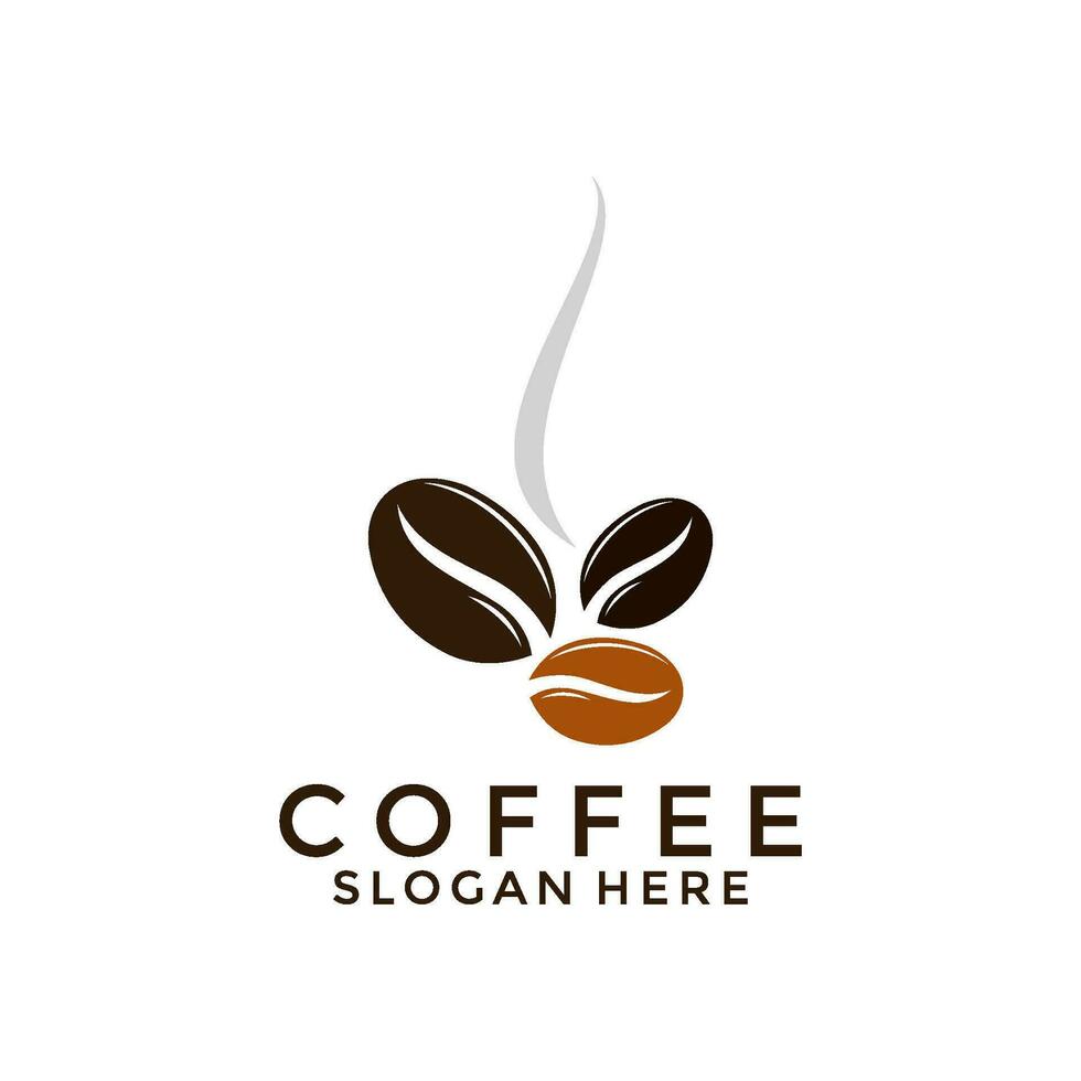 Coffee logo design template, Coffee, coffee shop logo template vector