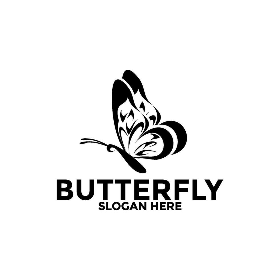 Butterfly logo. Luxury line logotype design. Universal premium butterfly symbol logo template vector