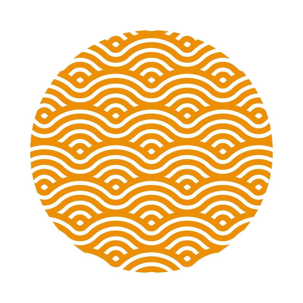 Chinese circle frame border. vector illustration element. Chinese new year traditional decor design