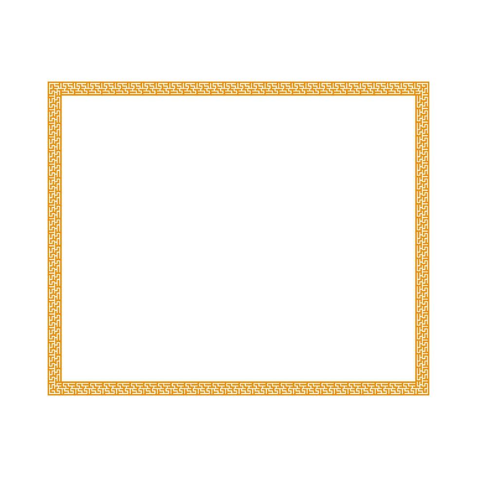 Chinese frame border. vector illustration element. Chinese new year traditional decor design