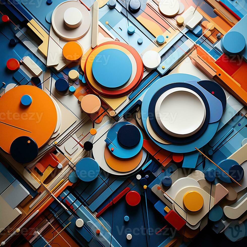 AI generated Colorful textured background vibrant pattern. Created with Generative AI photo