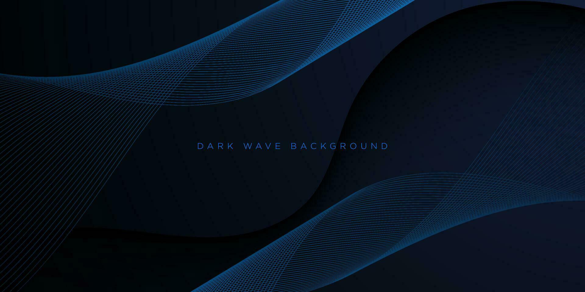 Abstract blue wave background with line pattern. Modern illustration technology. Vector Eps10