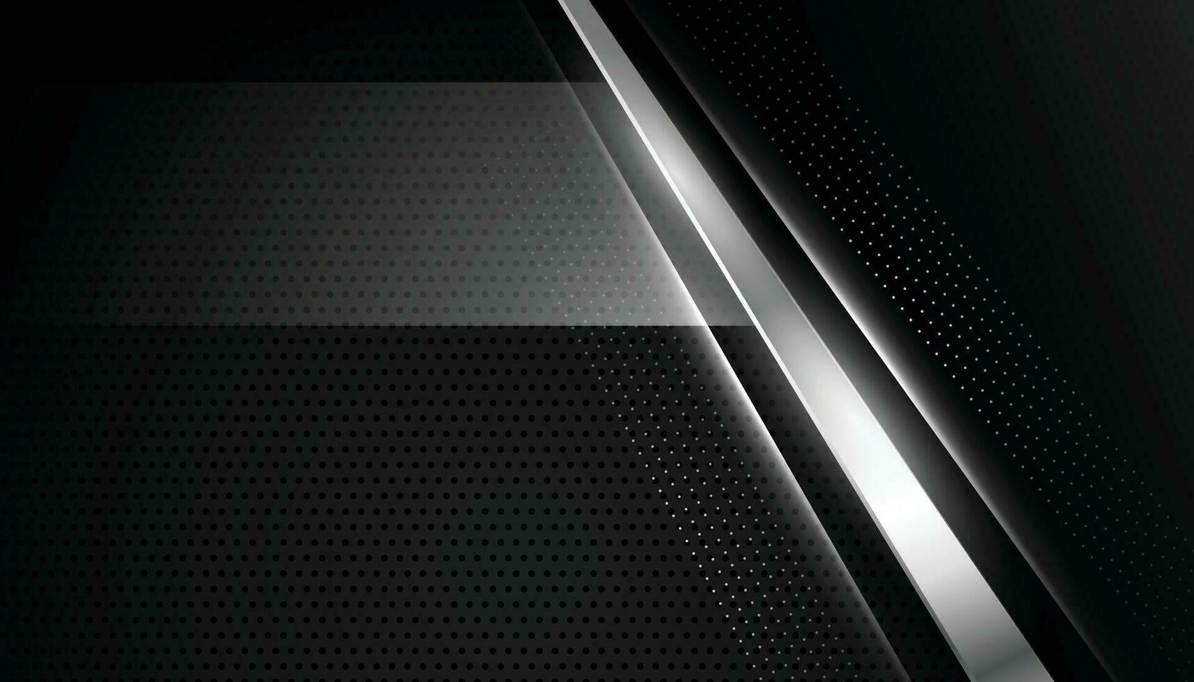 abstract black wallpaper with silver lines vector