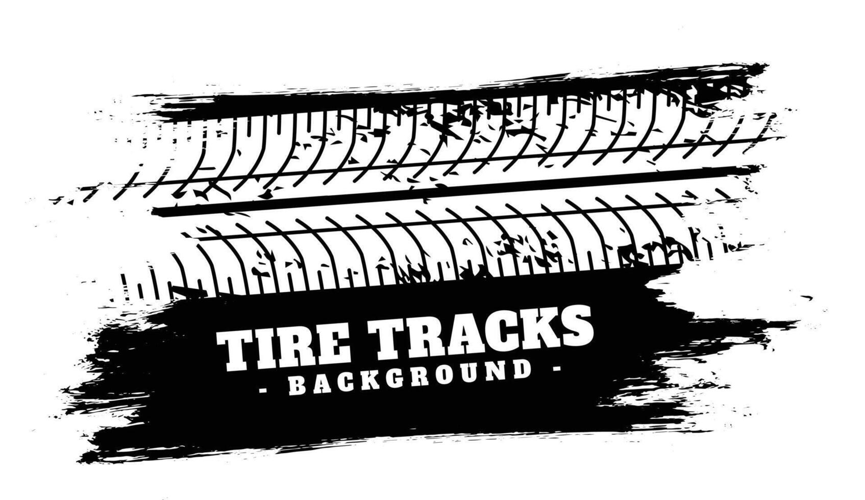 absract vehicle tire track impression background vector
