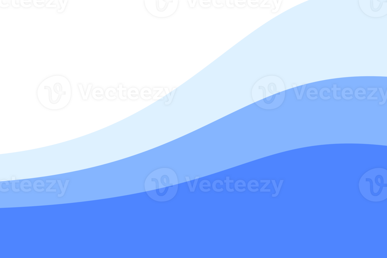 blue shade wave curve transparent background. illustration abstract background. png