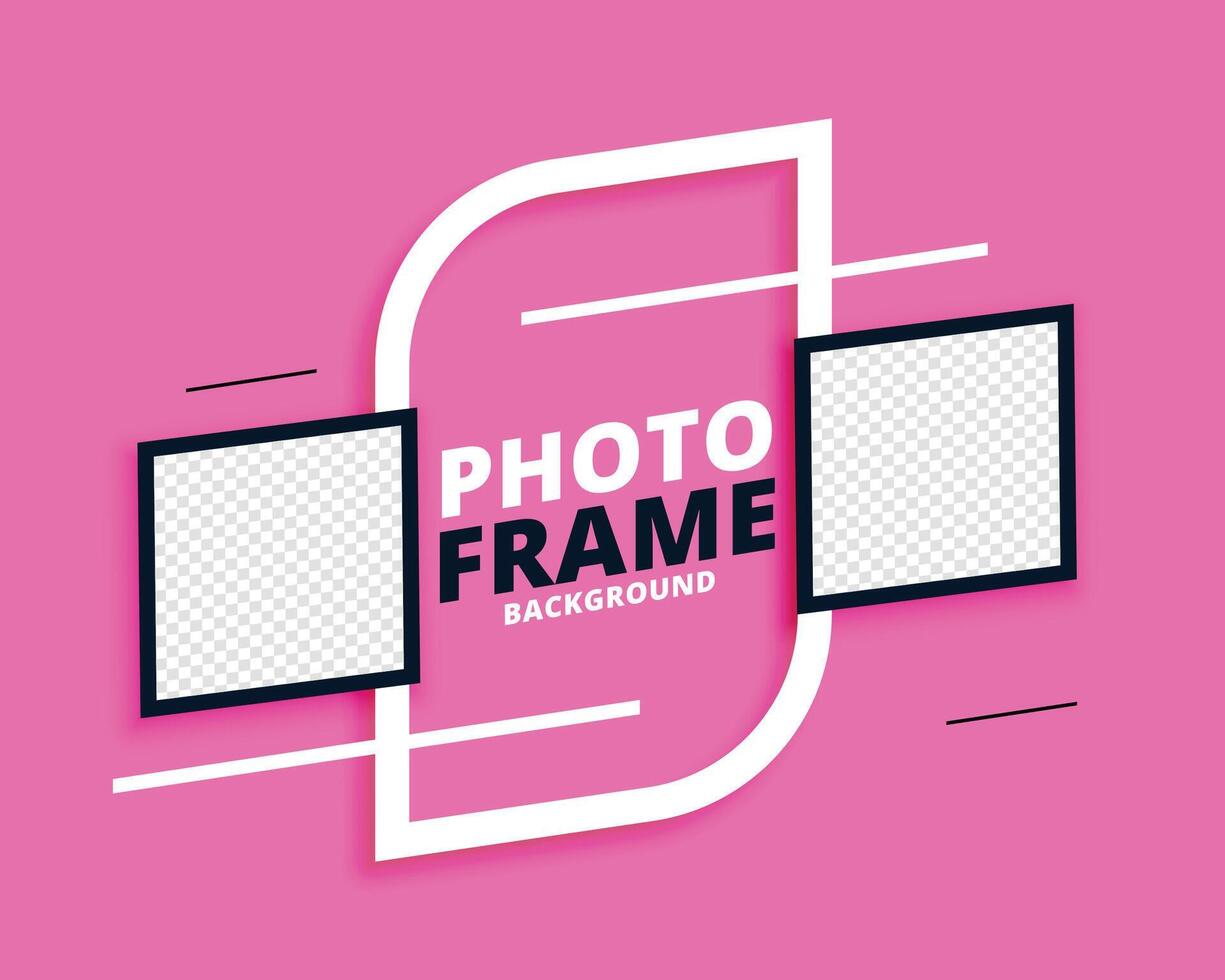 photo frames nice abstract background vector