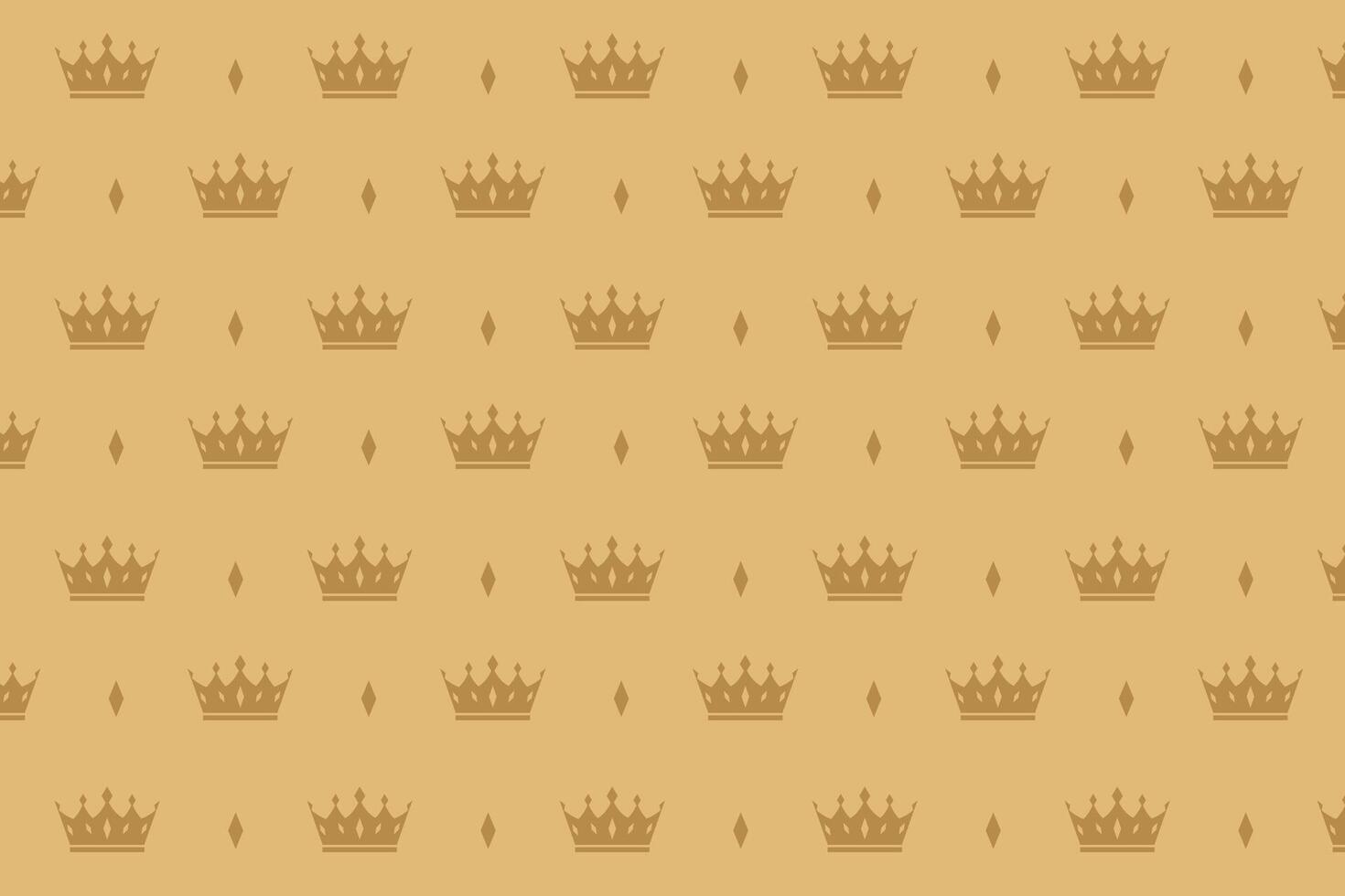 luxury crown pattern premium background vector