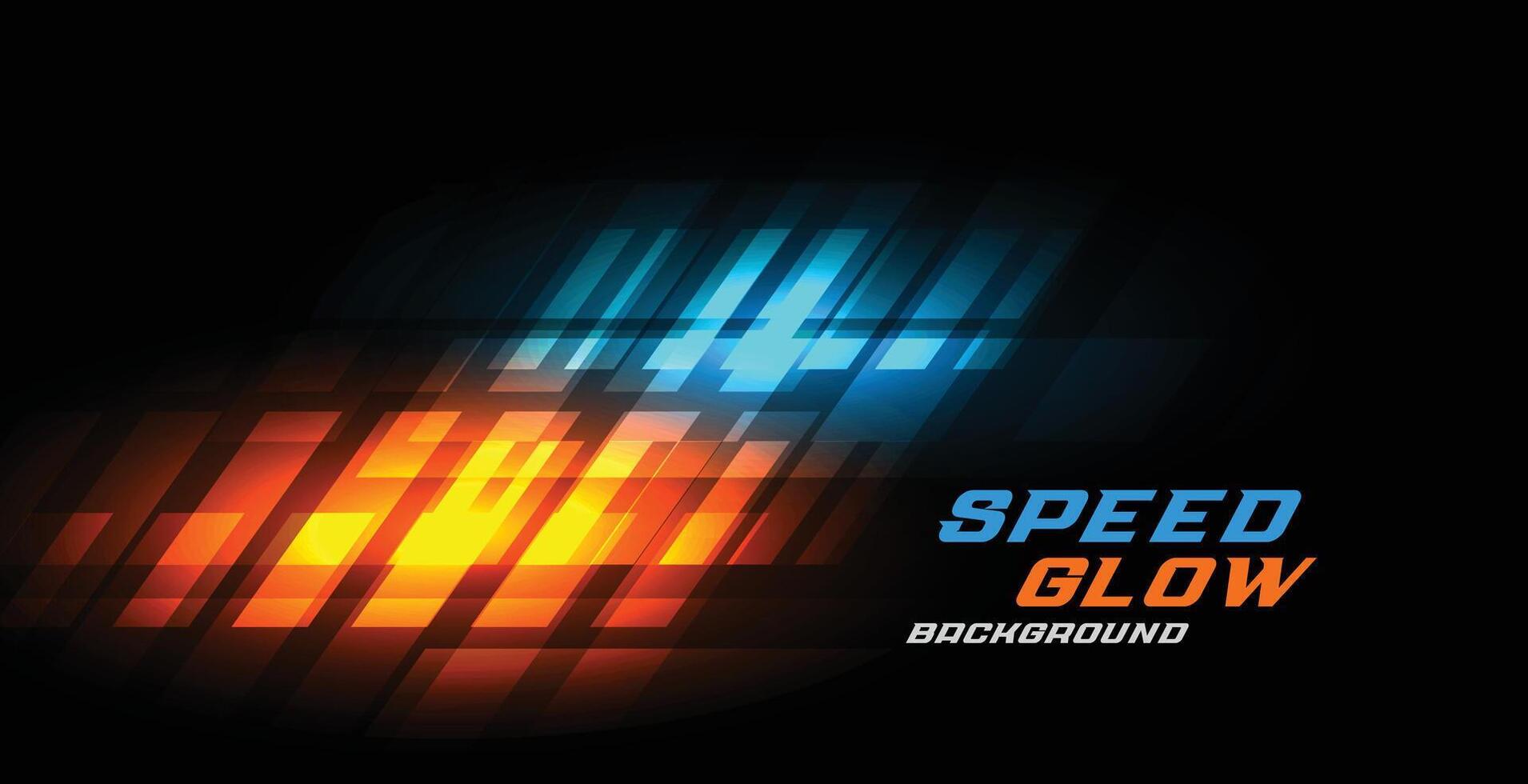 abstract sport dynamic glowing speed background vector