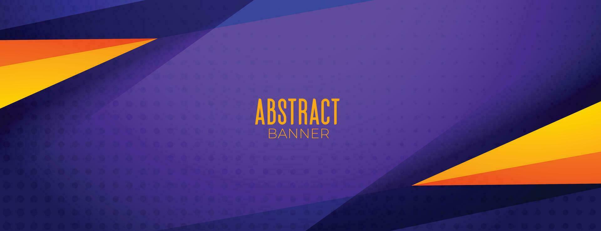 purple abstract banner in sport style design vector
