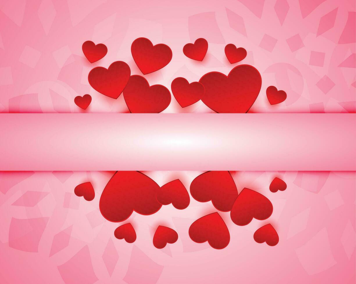 greeting design for valentines day vector