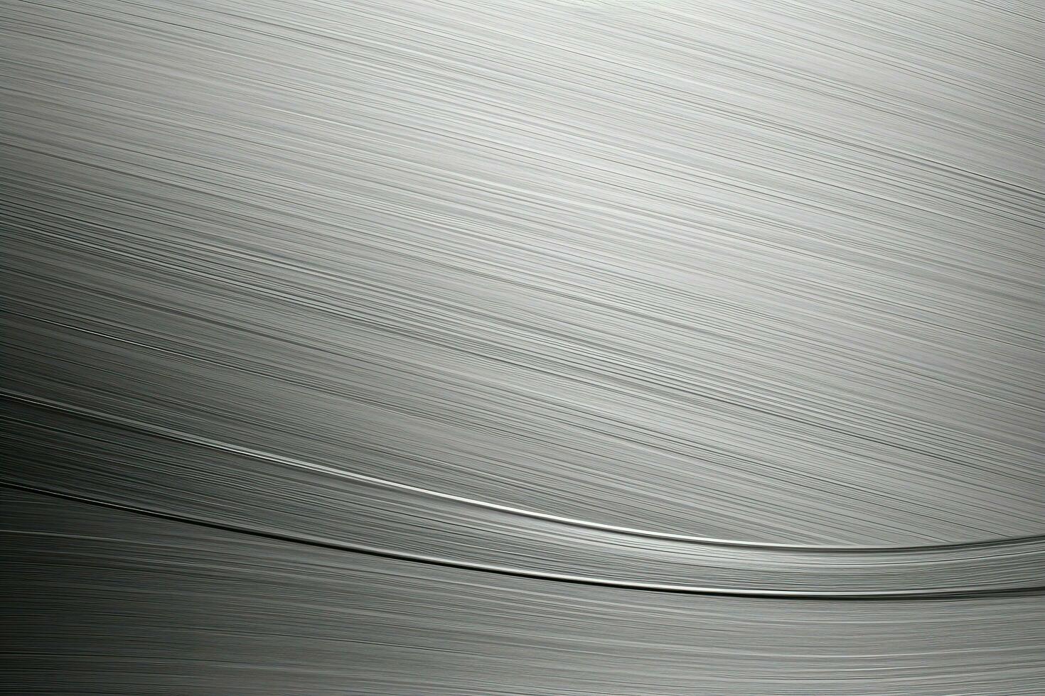 AI generated Metallic texture with smooth lines. photo