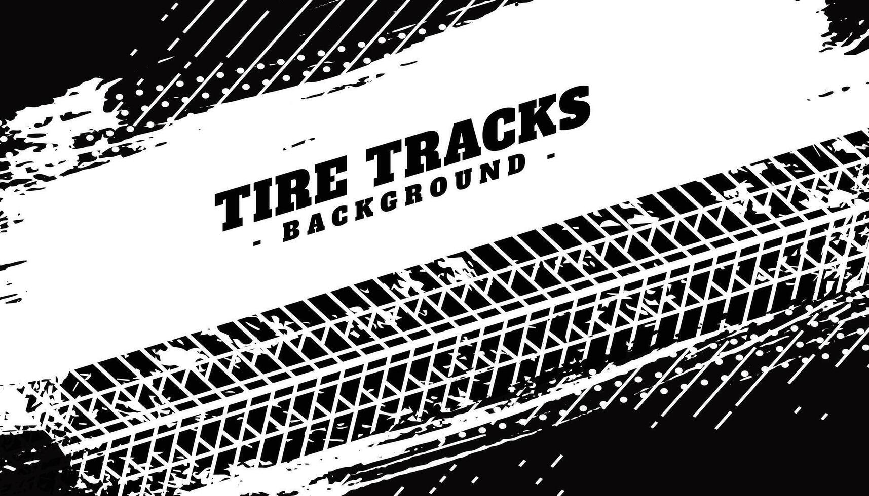 tire texture print on grunge dirty background vector