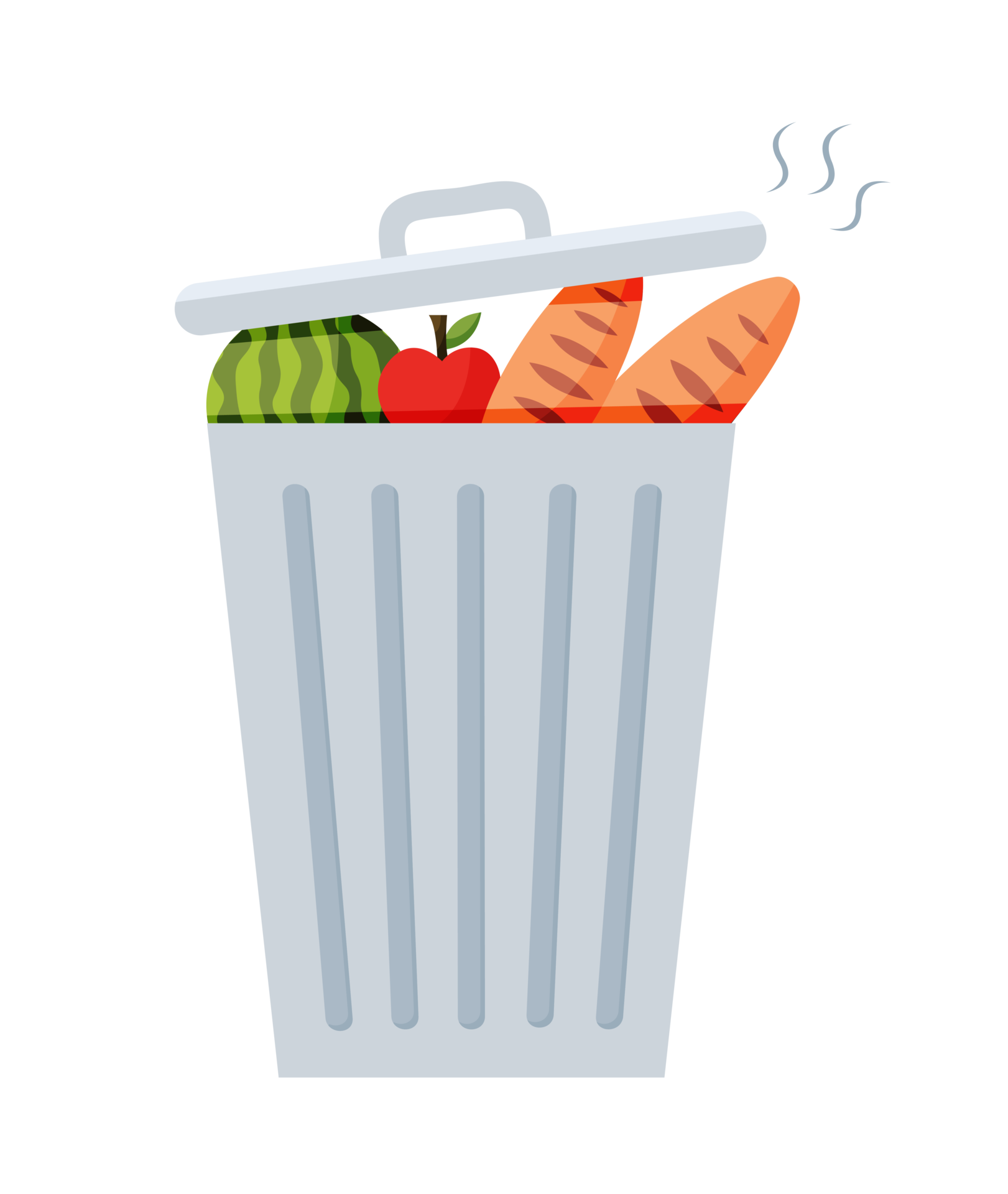 trash can bin illustration 36891740 PNG