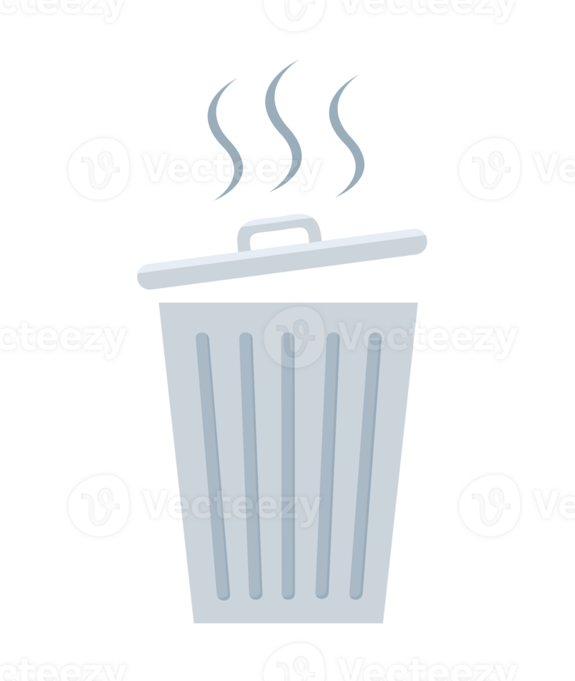 trash can bin illustration png