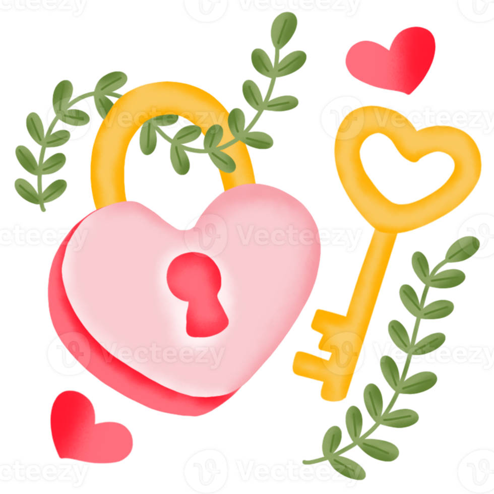 key of love png