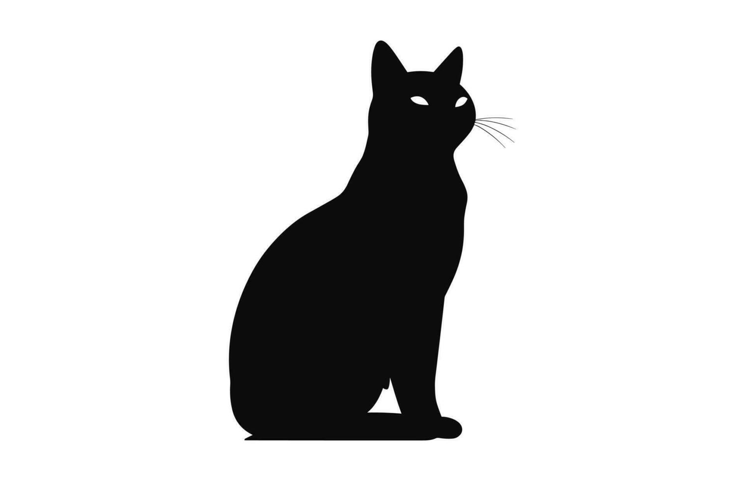 European Burmese Cat Silhouette black Vector 36893022 Vector Art at ...