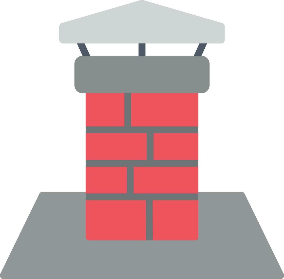 Chimneys Flat Icon vector