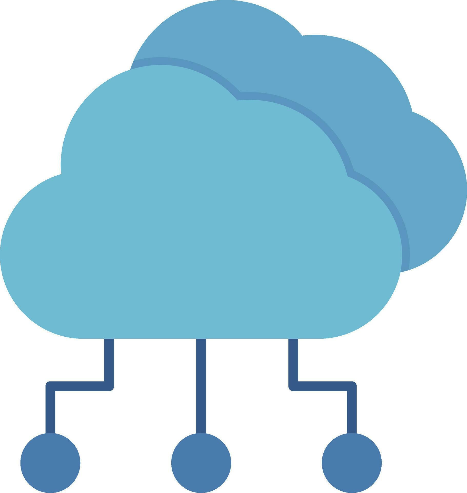 Cloud Computing Flat Icon 36893644 Vector Art at Vecteezy