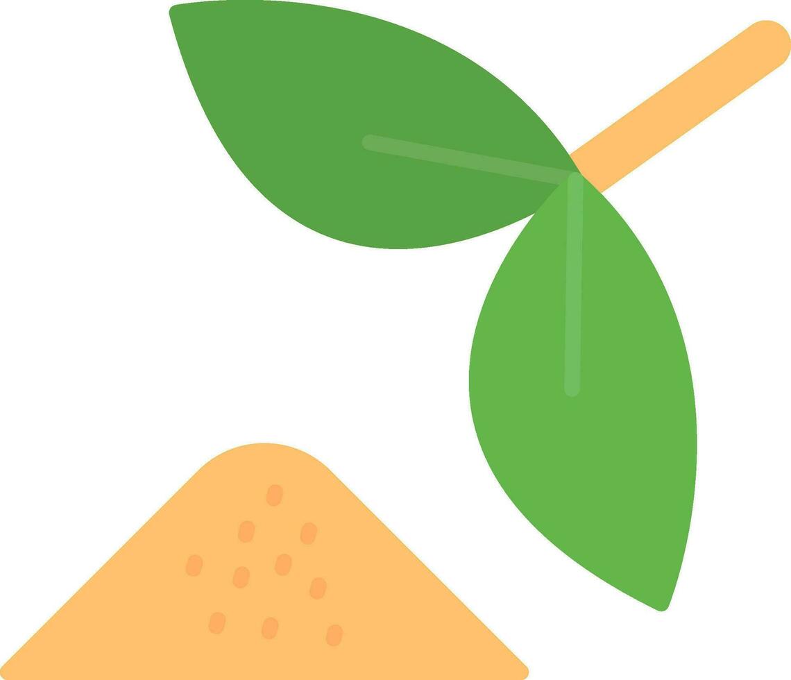 Herbal Flat Icon vector