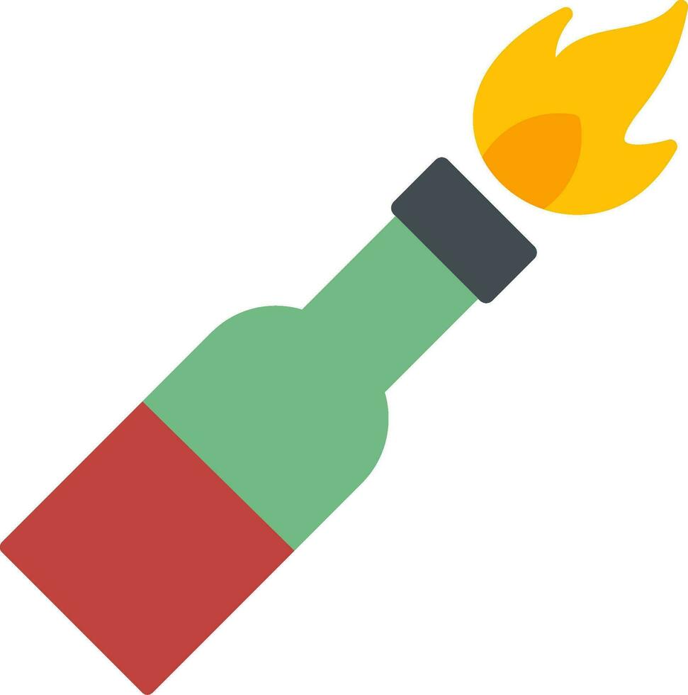 Molotov Flat Icon vector