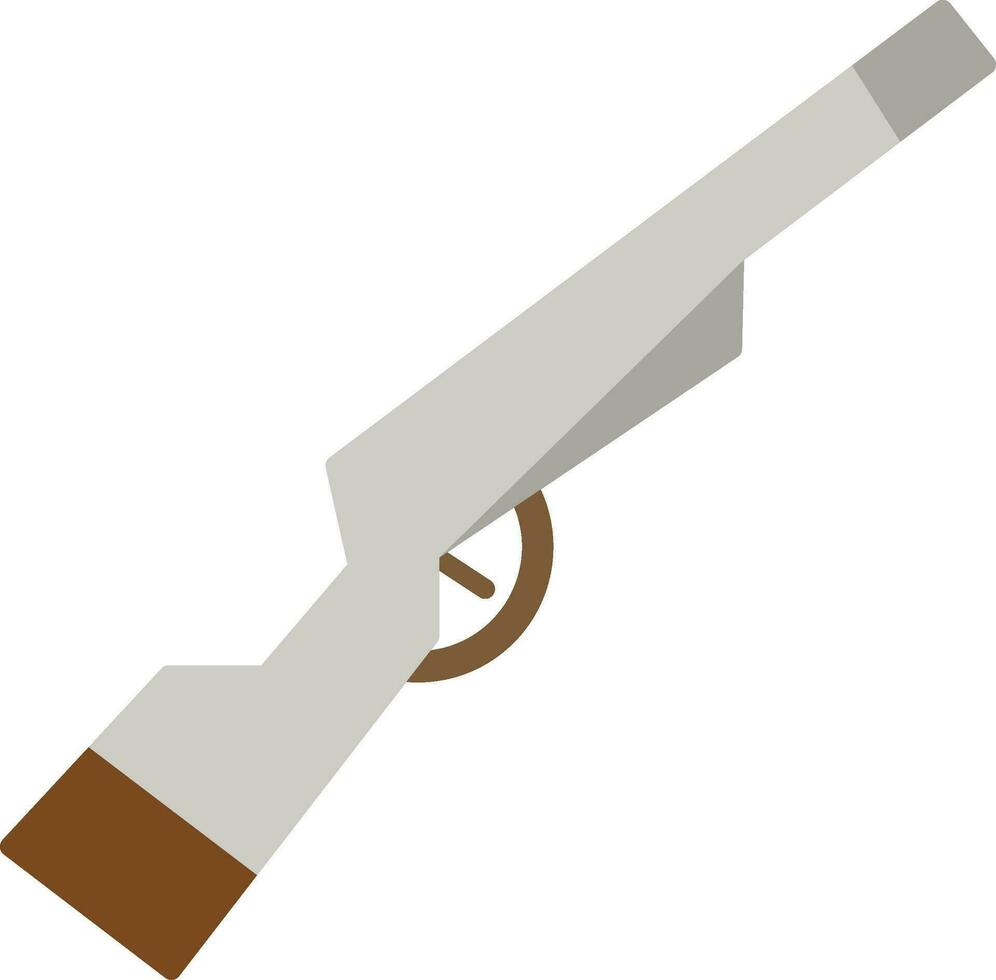 escopeta plano icono vector