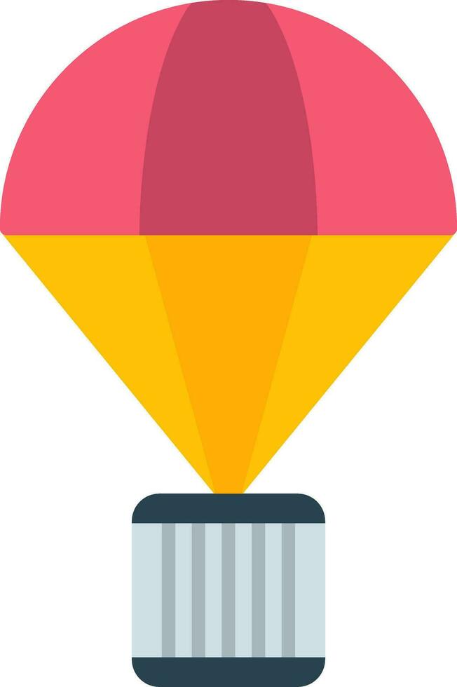Parachute Flat Icon vector