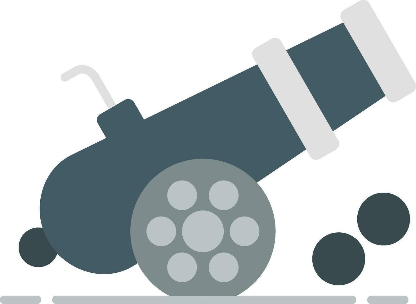 Cannon Flat Icon vector