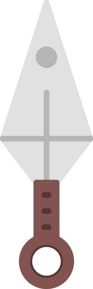 Kunai Flat Icon vector