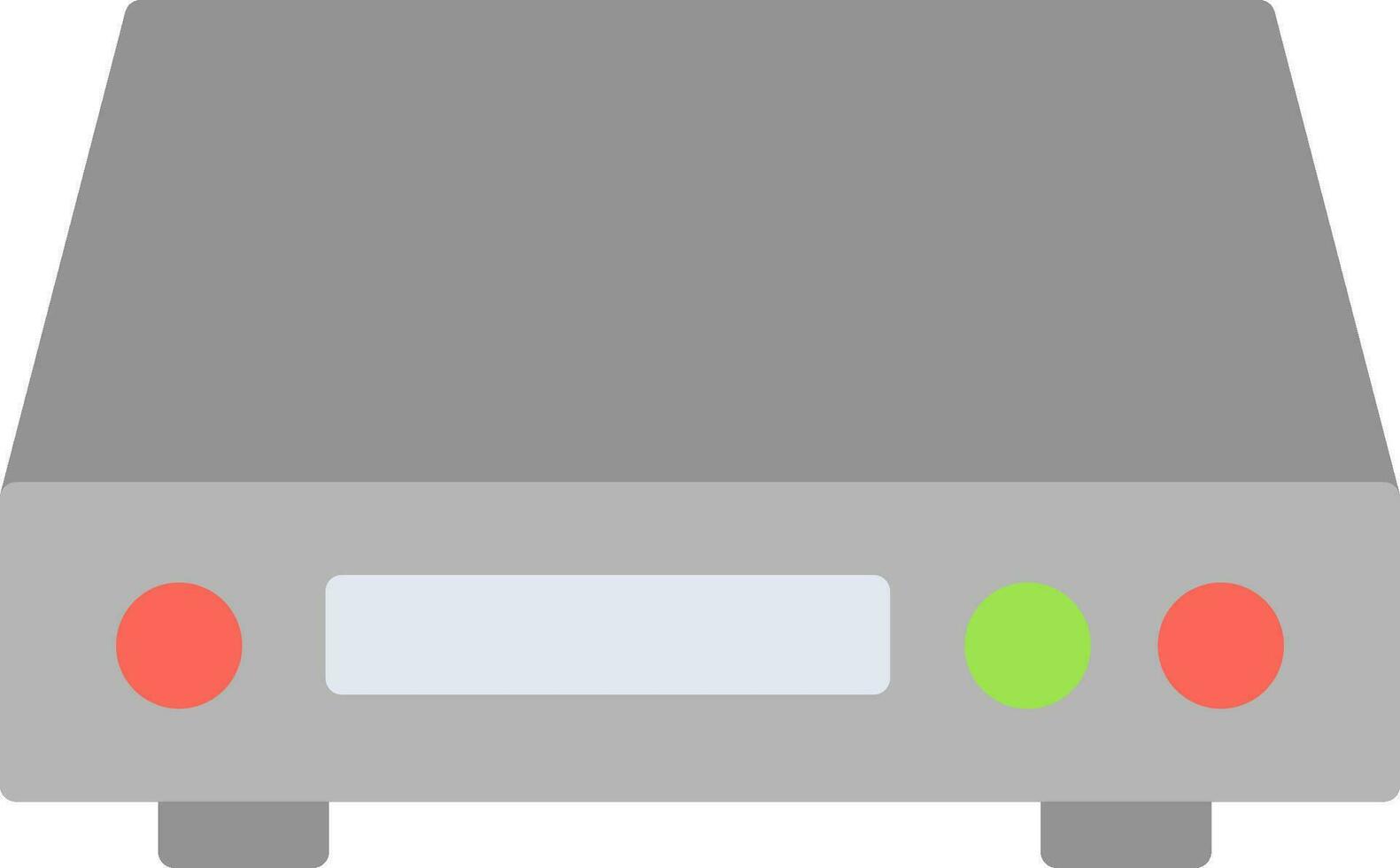 Dvd Player Flat Icon vector