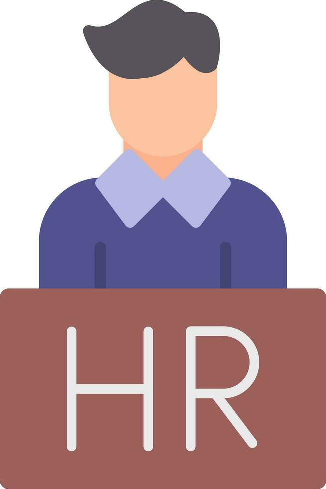 Human Resources Flat Icon vector