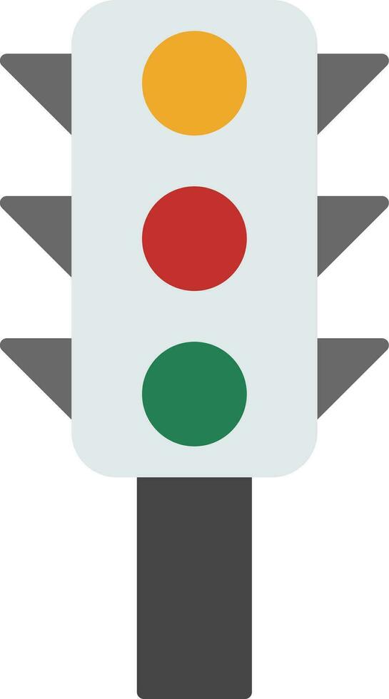 Traffic Control Flat Icon vector